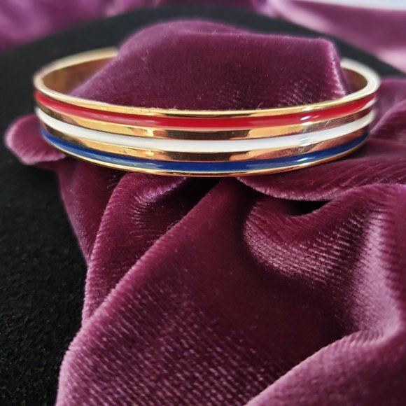 Jewelry - 2 For $20   Bangle Bracelet Red White Blue